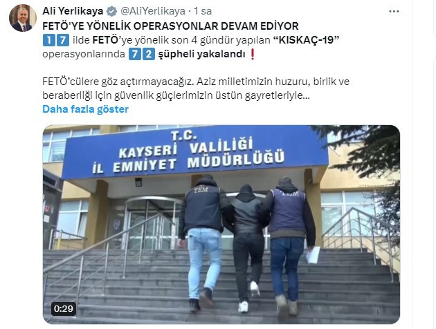 Ankara dahil 17 ilde Kıskaç-19 operasyonu! 72 şüpheli yakalandı