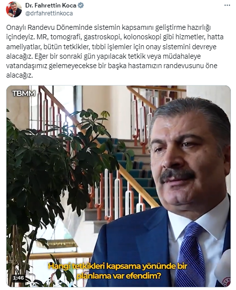 MHRS onaylı randevu EMAR, Patoloji, Röntgen çekimi, kan ve idrar tahlilinde gerekli mi?