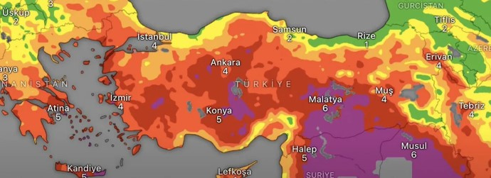 Ankara'nın Türkiye yangın risk haritasındaki yeri belli oldu