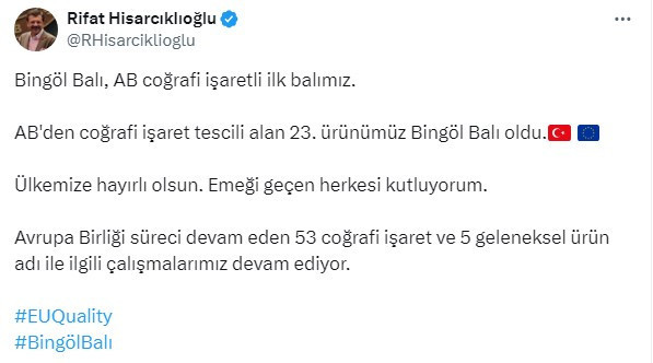 TOBB Başkanı Rıfat Hisarcıklıoğlu yeni coğrafi işaret tescili alan ürünleri duyurdu - Resim : 2