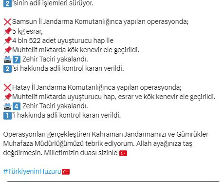 Ankara'da yasaklı madde ticaretine büyük darbe! Ali Yerlikaya'dan Narkoçelik 26 açıklaması - Resim : 3