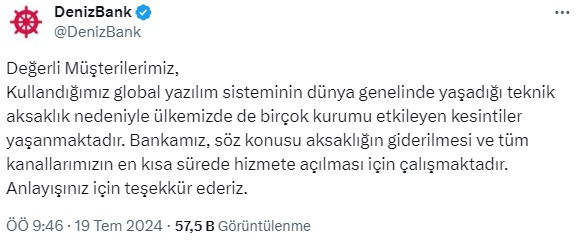 Dünya genelinde internet arızası! İşlemler yapılamıyor firmalar peş peşe açıklama yayınlıyor