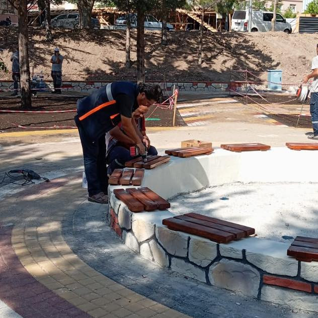 Pursaklar Belediyesi Sinan Hitay Parkını yeniliyor