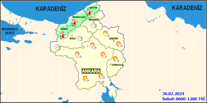 Meteoroloji Ankara'da beklenen hava durumunu açıkladı