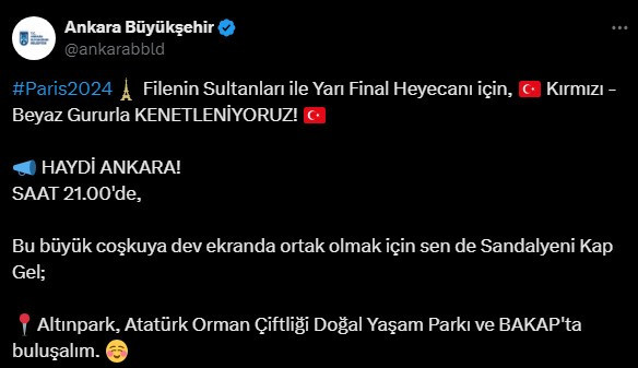 Ankara Filenin Sultanları için tek yürek olacak! Herkes çağırıldı
