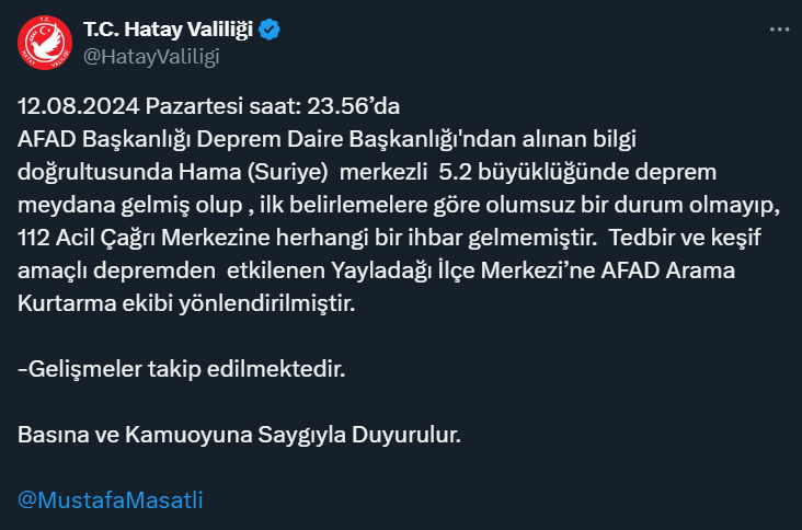 Gece yarısı korkutan deprem! Akıllara 6 şubat geldi