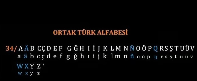 Ortak Türk alfabesi harfleri nedir, kaç harfli olacak?