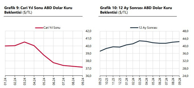 Merkez Bankası 2024 yılsonu dolar ve enflasyon beklentisi düştü - Resim : 2