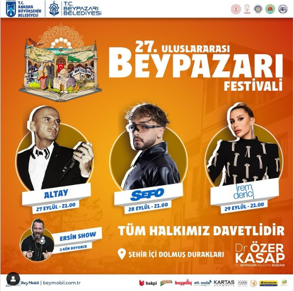 Beypazarı festivali 2024 tarihi ve konser programı açıklandı