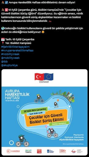 ABB’nin Avrupa Hareketlilik Haftası etkinlikleri devam ediyor