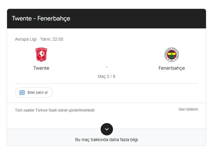 Twente Fenerbahçe maçı hangi kanalda, ne zaman, saat kaçta?