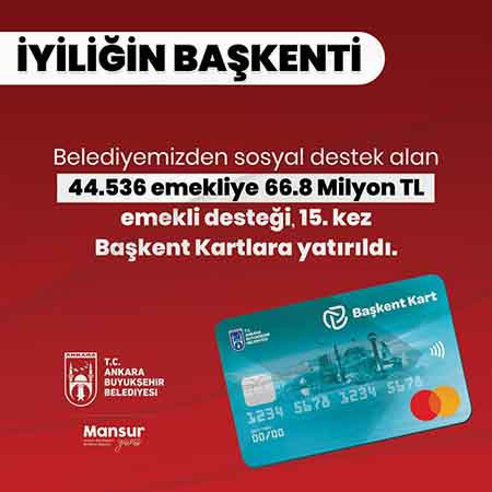 ABB Başkanı Mansur Yavaş'tan 44.536 emekliye destek ödemesi duyurusu!