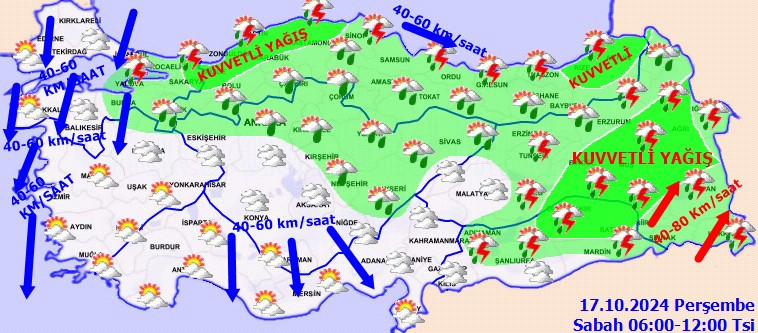 Ankara'ya kuvvetli sağanak uyarısı yapıldı!