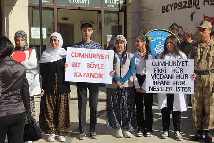 Beypazarı'nda 29 Ekim coşkusu Cumhuriyet Yürüyüşü ile başladı - Resim : 2