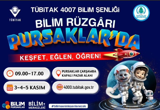 Pursaklar Belediyesi’nden Bilim Şenliği: 3 Kasım’da başlıyor