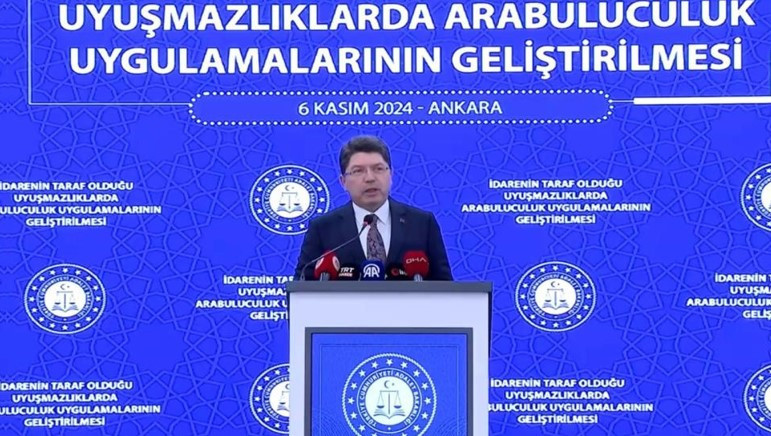 Adalet Bakanı Yılmaz Tunç’tan arabuluculuk açıklaması