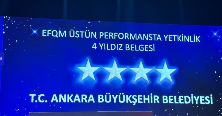 Mansur Yavaş duyurdu: ABB'ye 4 Yıldız Üstün Performansta Yetkinlik Belgesi