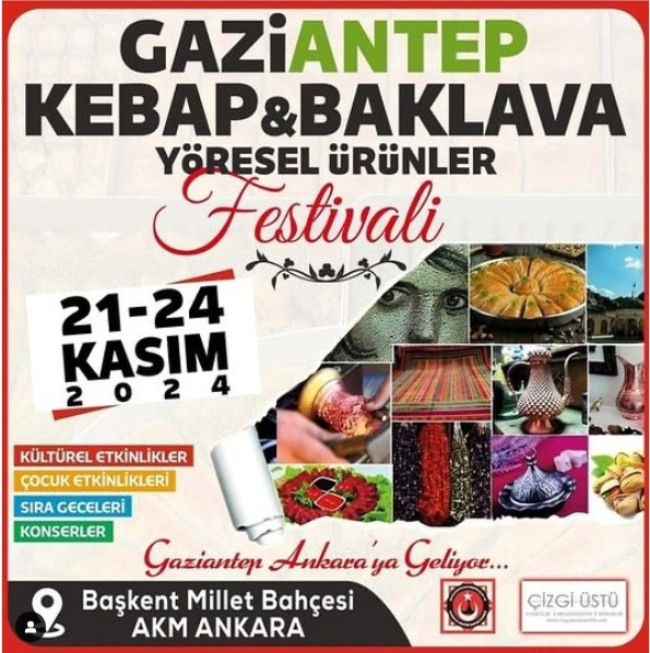 Gaziantep Ankara'ya geliyor! Kebap baklava yöresel ürünler festivali