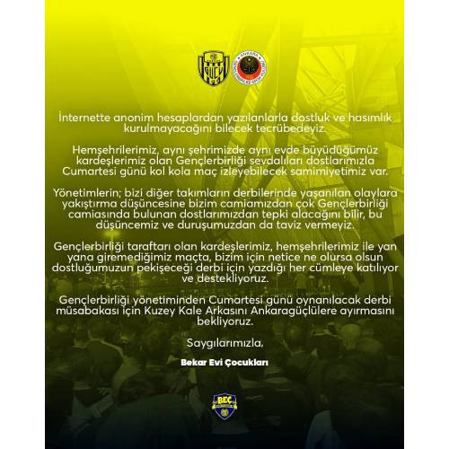 Gençlerbirliği-Ankaragücü derbi heyecanı artarken, ek kontenjan talebi geldi - Resim : 2