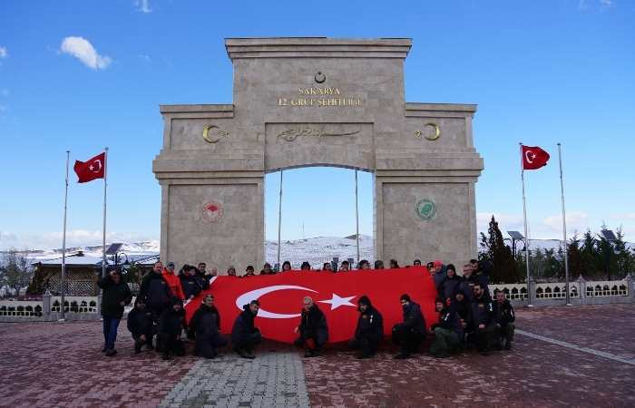 İstanbul'dan gelip Ankara Polatlı ve Haymana'da Off-Road araçlarla savaş alanlarını gezdiler