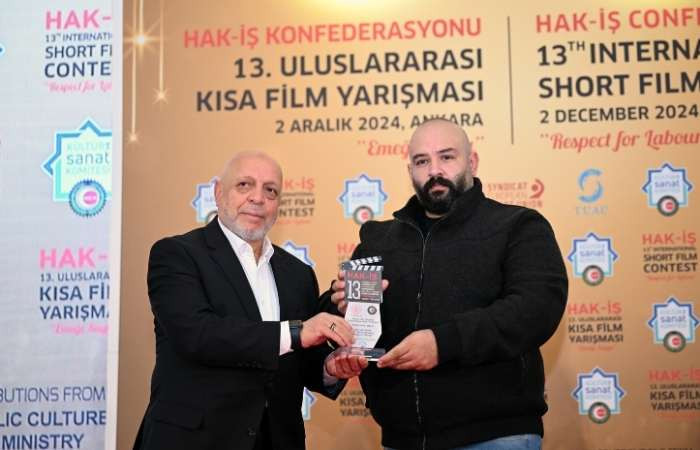 HAK-İŞ 13. Uluslararası Kısa Film Yarışması ödül töreni Ankara'da yapıldı - Resim : 2