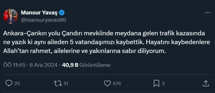 Ankara - Çankırı yolunda katliam gibi kaza: 5 kişi vefat etti - Resim : 2