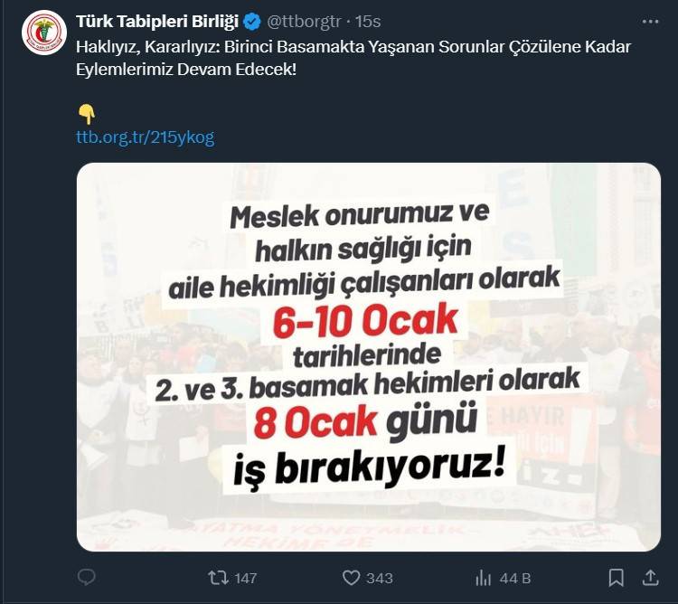 Aile hekimlerinin bir kez daha grev yapacağı açıklandı!