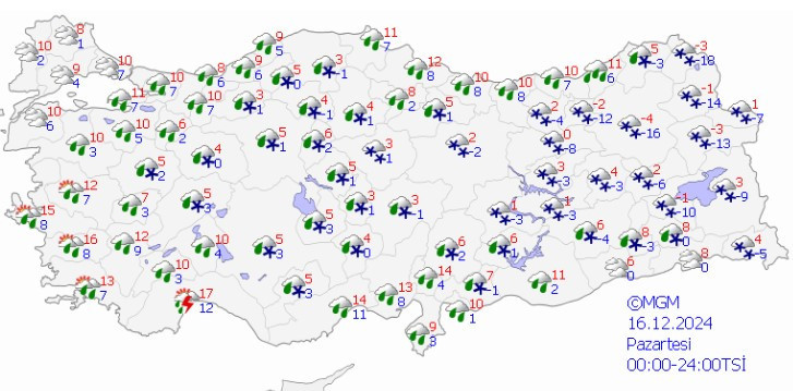 Meteoroloji tarihi verdi Ankara'ya ne zaman kar yağacak belli oldu - Resim : 2