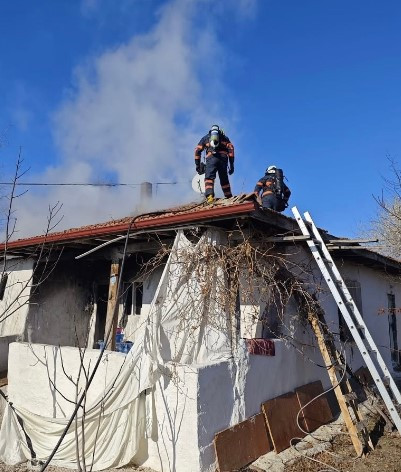 Çankırı’da tek katlı müstakil evde korkutan yangın