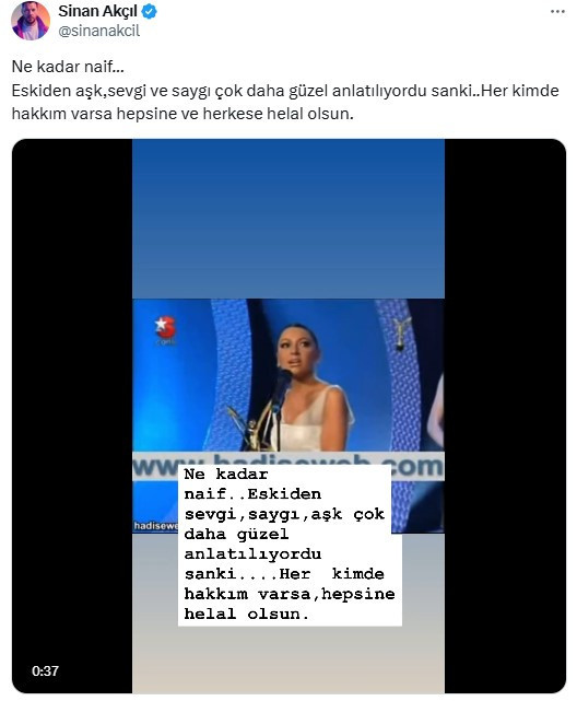 Sinan Akçıl'dan Hadise'ye büyük taş! Manidar yanıt etkileşim rekoru kırdı