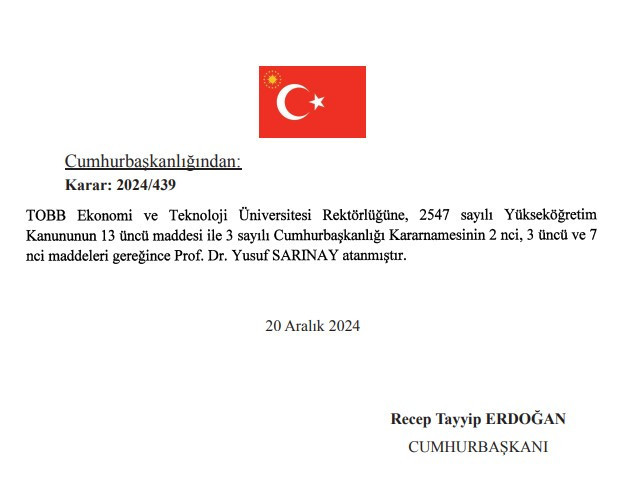 Resmi Gazete'de yayınlandı: Ankara'nın 3 üniversitesine yeni rektör - Resim : 2