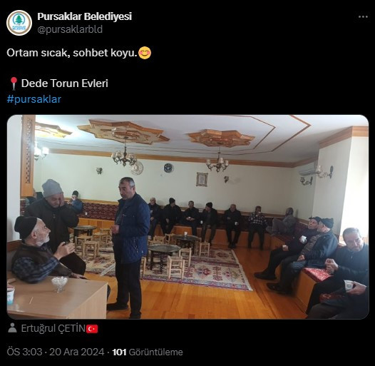 Pursaklar Belediyesi'nin dede torun evleri kuşakları buluşturuyor