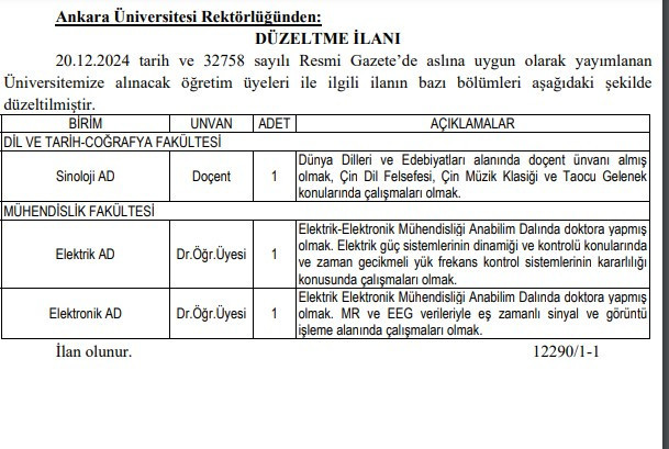 Resmi Gazete'de yayınlandı: Ankara'nın 3 üniversitesine yeni rektör - Resim : 4