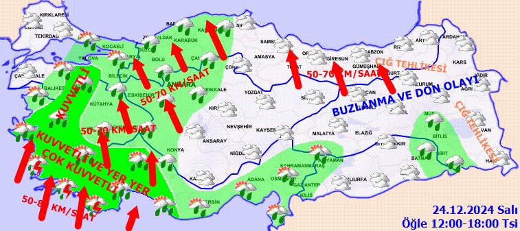 İzmir Aydın Manisa Muğla Antalya için AFAD son dakika uyarı SMS'i gönderdi! - Resim : 2