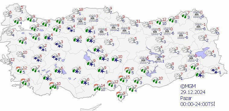 Ankara'ya kar geliyor! Meteoroloji'den şiddetli sağanak yağış, sel ve fırtına uyarısı - Resim : 2