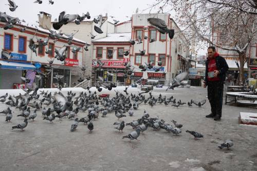 Yozgat'ta kar yağışı etkisini gösterdi