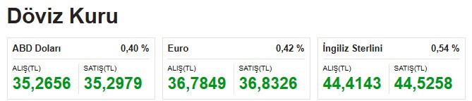 Dolar, Euro kuru ve altın fiyatlarında açılış rakamları geldi!