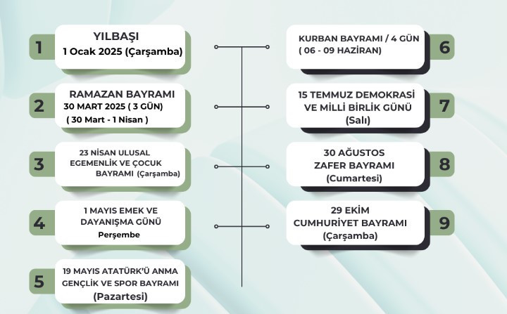 Açıklama geldi: Yılbaşı tatili kaç gün olacak, 31 Aralık yarım mı tam gün mü tatil mi belli oldu!