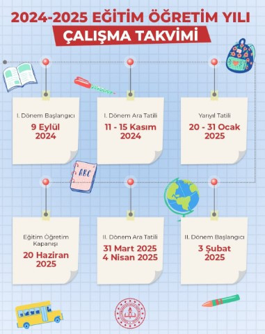 2025 resmi tatiller! Sömestr yarıyıl tatili, okullar ne zaman tatil?