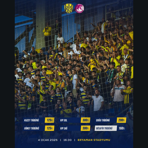 Ankaragücü - Keçiörengücü  maç biletleri satışa sunuldu