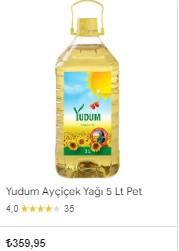 Ayçiçek yağı fiyatlarına sessiz zam: 5 litresi 350 TL’yi geçti - Resim : 4