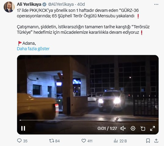 17 ilde Gürz-36 operasyonları: Emniyet 65 şüpheliyi yakaladı