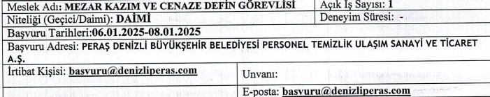 Başvurular başladı: İş arayanlara 2 büyükşehir belediyesinden 67 kişilik alım duyurusu - Resim : 9