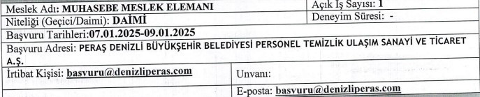 Başvurular başladı: İş arayanlara 2 büyükşehir belediyesinden 67 kişilik alım duyurusu - Resim : 7