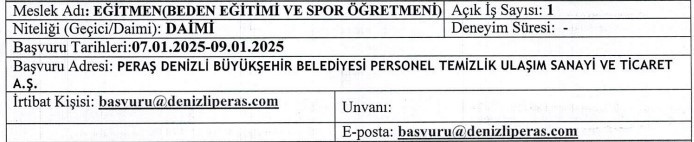 Başvurular başladı: İş arayanlara 2 büyükşehir belediyesinden 67 kişilik alım duyurusu - Resim : 4