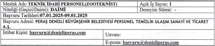 Başvurular başladı: İş arayanlara 2 büyükşehir belediyesinden 67 kişilik alım duyurusu - Resim : 6