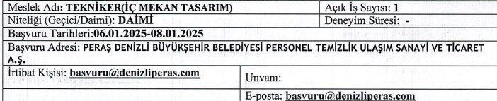 Başvurular başladı: İş arayanlara 2 büyükşehir belediyesinden 67 kişilik alım duyurusu - Resim : 2