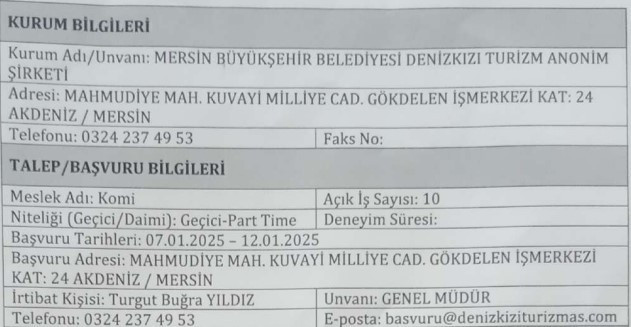 Başvurular başladı: İş arayanlara 2 büyükşehir belediyesinden 67 kişilik alım duyurusu - Resim : 10