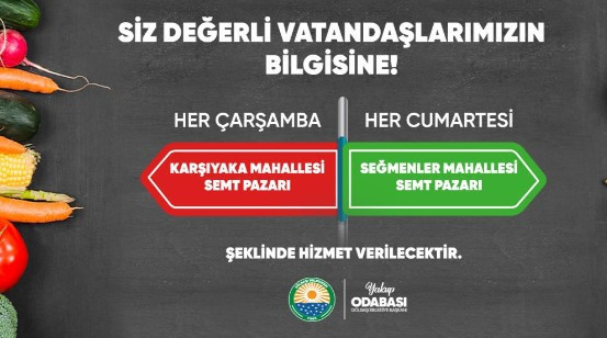 Gölbaşı Belediyesi ilçe pazar günleri ve yerlerini duyurdu!