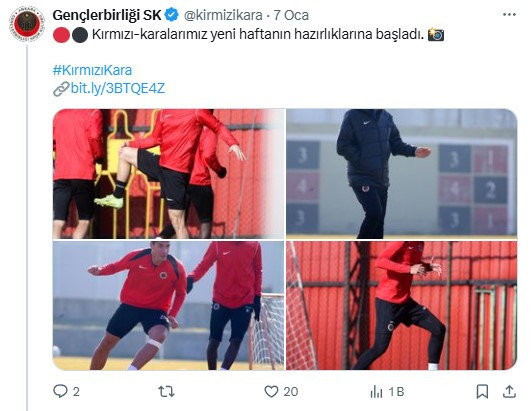 Gençlerbirliği'nde Yeni Malatyaspor maçının hazırlıkları başladı! Hedef 7. galibiyet